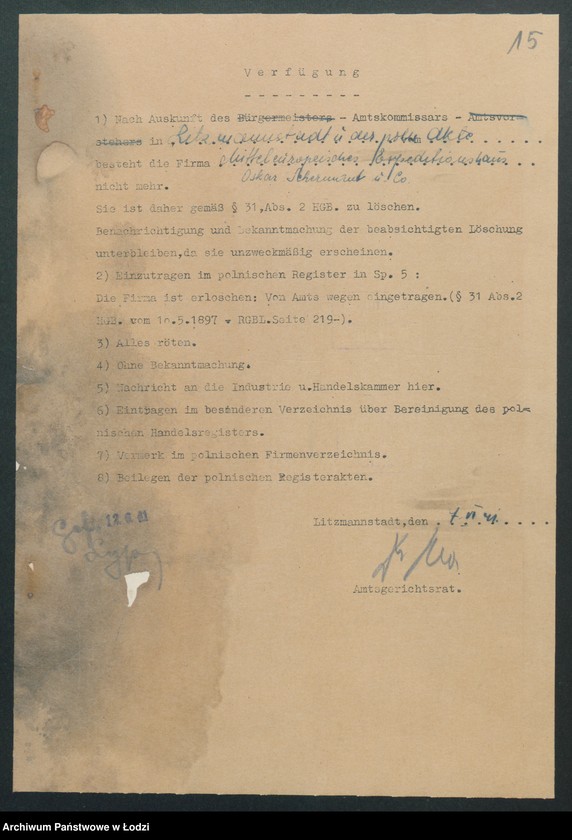 Obraz 17 z jednostki "„Środkowo-Eurpoejski Dom Ekspedycyjny Oskar Schermant i spółka”"