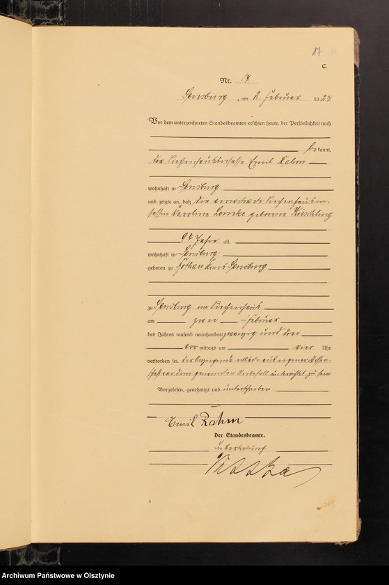 image.from.unit.number "Sterbe-Haupt-Register Nr 1-169"