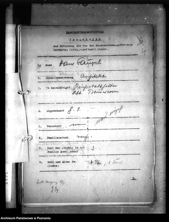 Obraz 8 z jednostki "Wohnungszuweisungen für Deutsche. Verdrängung der Polen."