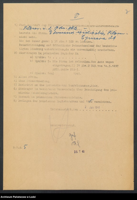 Obraz 9 z jednostki "Edmund Michaelis – farbiarnia i merceryzacja"