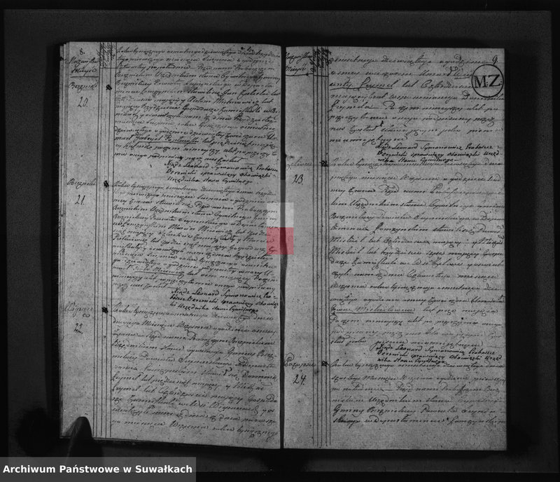image.from.unit.number "Akta Zeszłych w Gminiej Berznickiey od 10 Maja 1809 R-u"