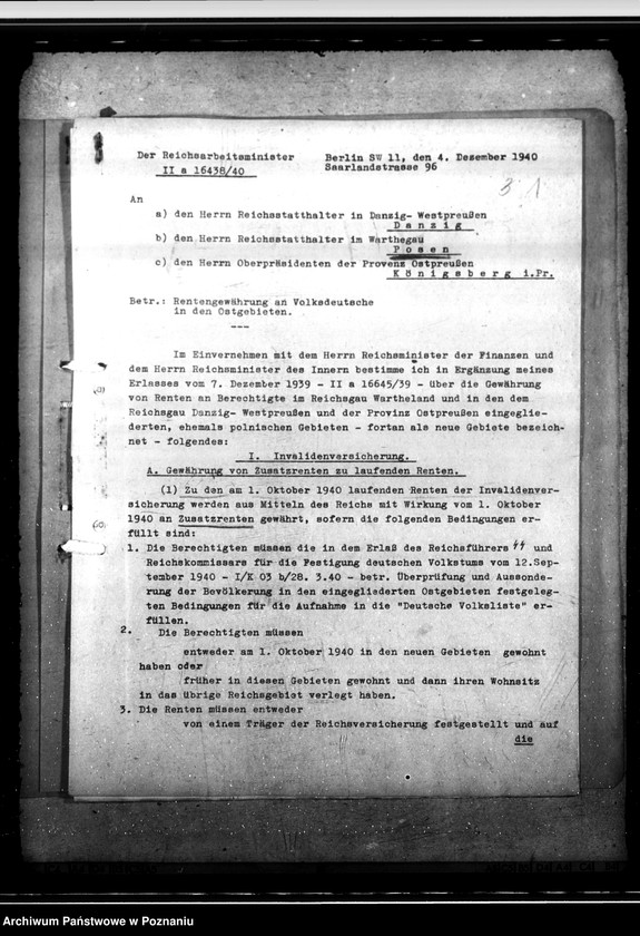 Obraz 5 z jednostki "Erfassung der deutschen Sozialrenten - Sozialversicherung"