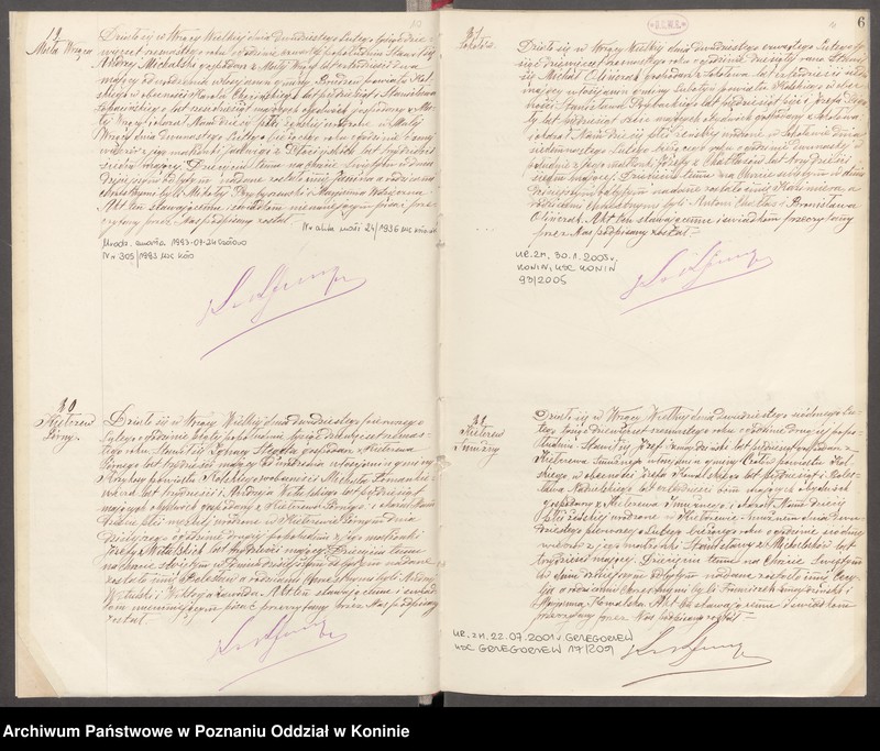 Obraz 8 z jednostki "Księga akt urodzeń, małżeństw, zgonów za 1916 rok"