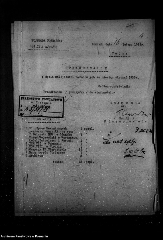 Obraz 5 z jednostki "Sprawozdania z życia mniejszości narodowych za okres od stycznia do czerwca 1935 r."