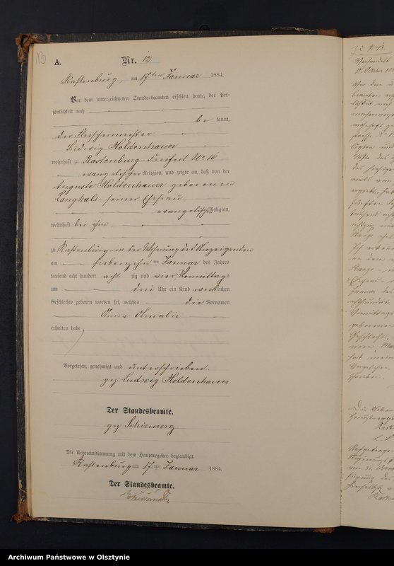 Obraz 15 z jednostki "Geburts-Neben-Register Nr 1 - 278"