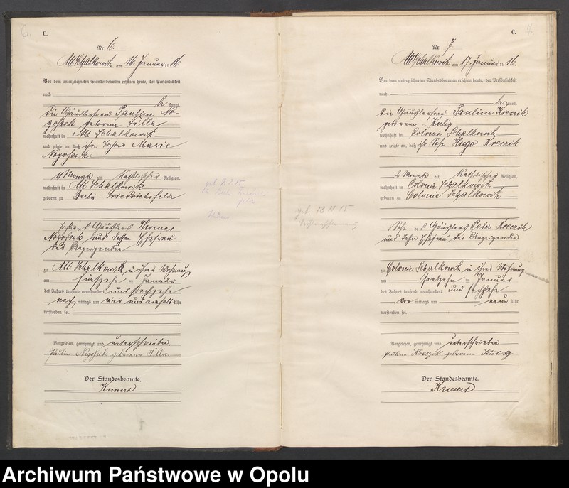 image.from.unit.number "Księga Zgonów Miejscowa Siołkowice Stare za rok 1916-1917"