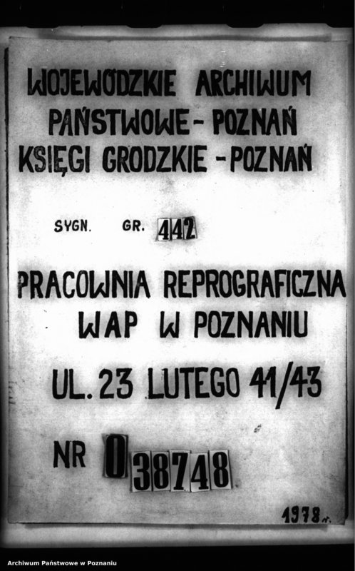 Obraz 1 z jednostki "Inscriptiones, resignationes [protocollon]"