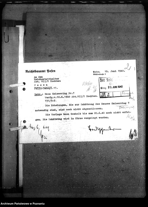 Obraz 6 z jednostki "Dienstwohnung des Polizeipräsidenten (Poznań)"