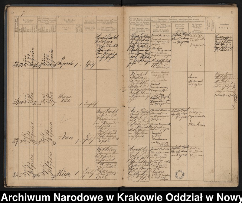 image.from.unit.number "Księga urodzeń"