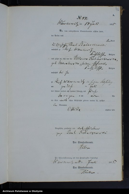 image.from.team "Urząd Stanu Cywilnego w Wielkich Bałówkach pow. nowomiejski"