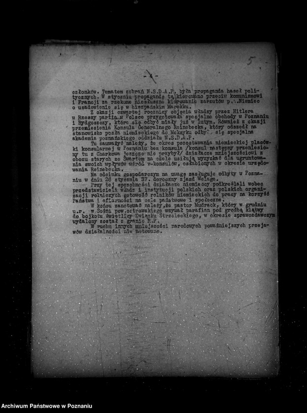 Obraz 9 z jednostki "Sprawozdania z życia mniejszości narodowych za czas od 15 grudnia 1936 r. do 31 maja 1937 r."