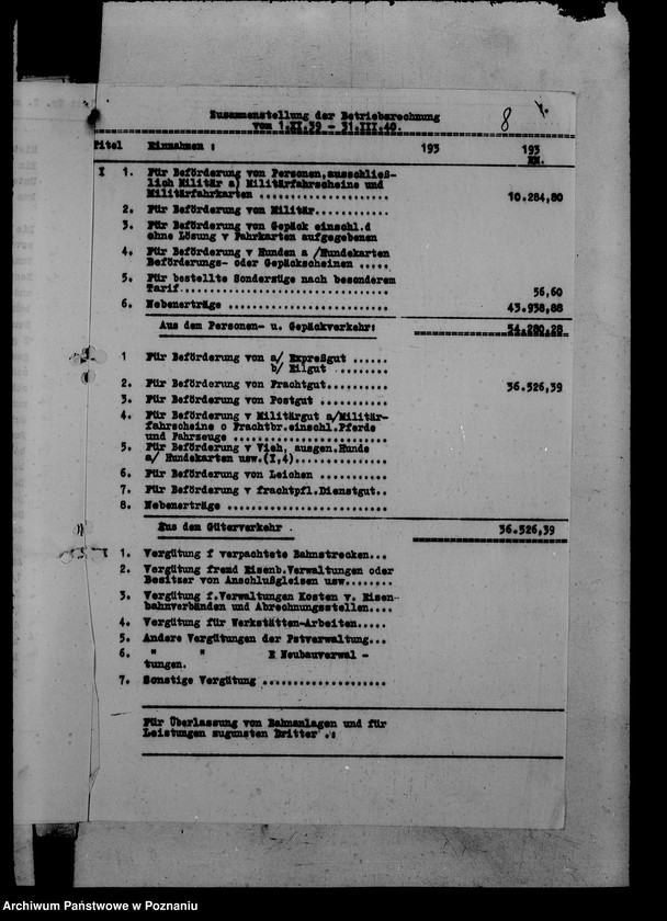 Obraz 12 z jednostki "Kleinbahnen - bilanse i sprawozdania"
