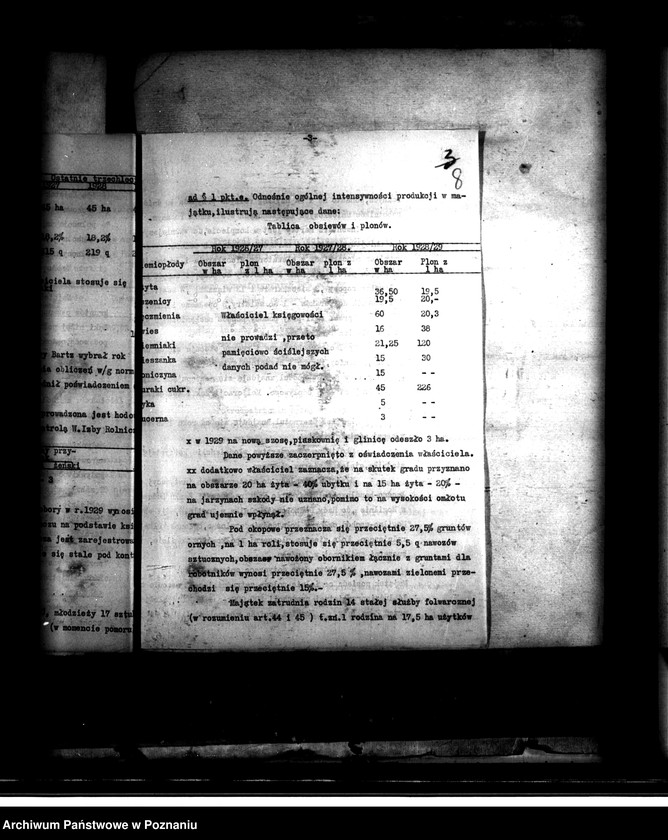 Obraz 13 z jednostki "Majątek Czarnotul powiatu mogileńskiego wyłączenie z art.. 4 i 5 ustawy o wykonaniu reformy rolnej Apolinary Bartz"