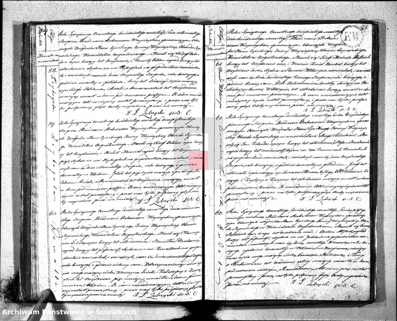 image.from.unit.number "Akta umarłych gminy wieysieyskiey 1824 roku"