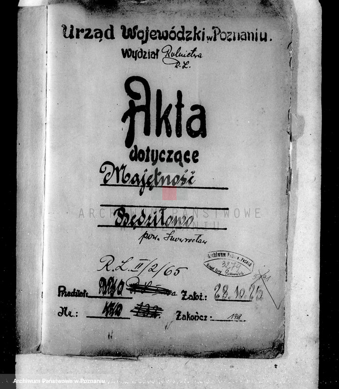 Obraz 4 z jednostki "Majętność leśna Będziłowo powiat inowrocławski"