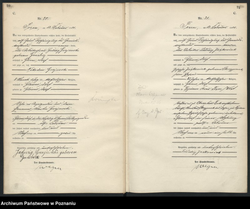 Obraz 13 z jednostki "Księga miejscowa zgonów"