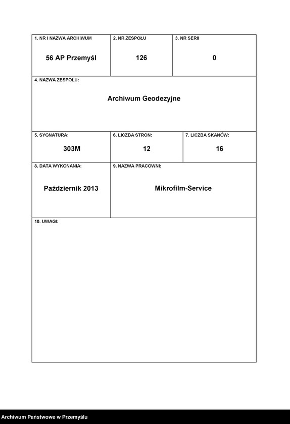 image.from.unit.number "Dorf Czystohorb in Galizien Sanoker Kreis"