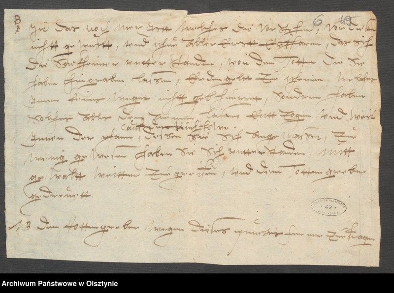 image.from.unit.number "Denunciationenen wegen Delicte u. [und] einer Anstellung in der Franz refor. [reformierte] Kirche"