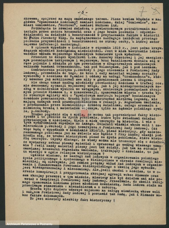 Obraz 18 z jednostki "Ogólne uwagi i spostrzeżenia dotyczące powstania wielkopolskiego."