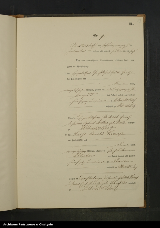 image.from.unit.number "Heiraths-Neben-Register Nr 1 - 9"