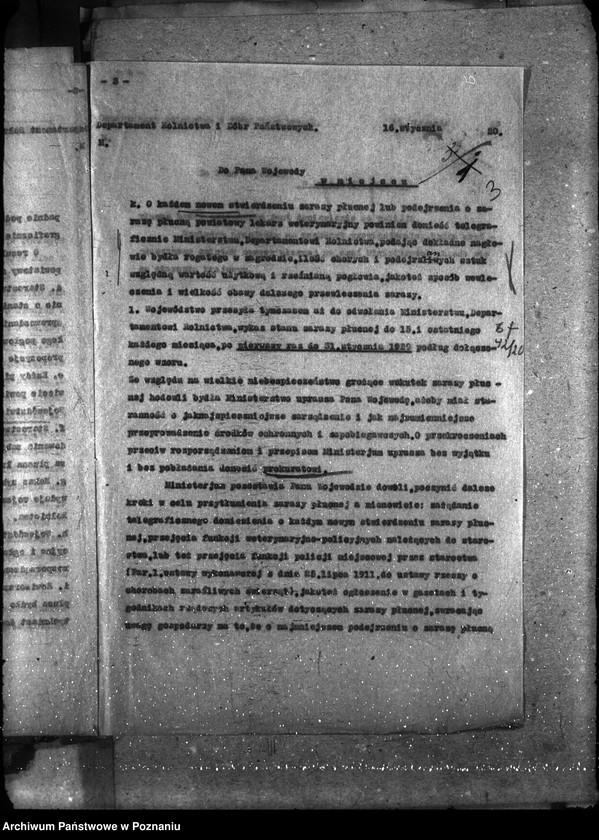 Obraz 7 z jednostki "Sprawy ogólne Wykazy chorób zaraźliwych; [księgosusz, zaraza płucna]"