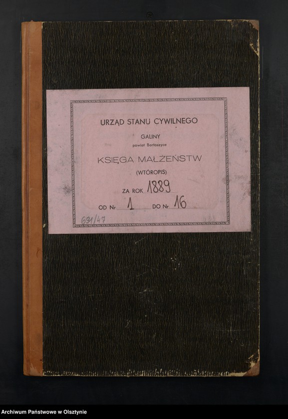 image.from.unit.number "Heiraths-Neben-Register Nr 1 - 16"