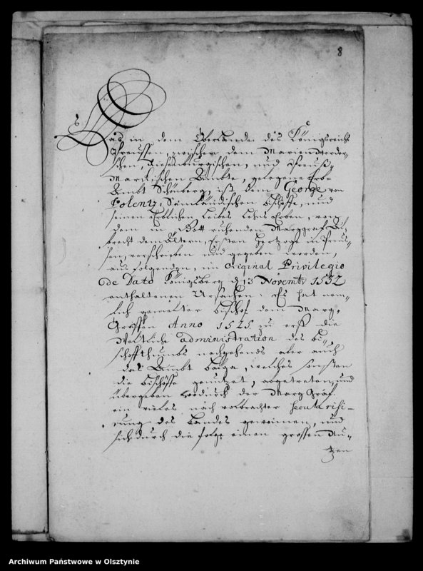 image.from.unit.number "Denkschrift, dass das Amt Schönberg als Kaduk anzusehen und einzuziehen ist"