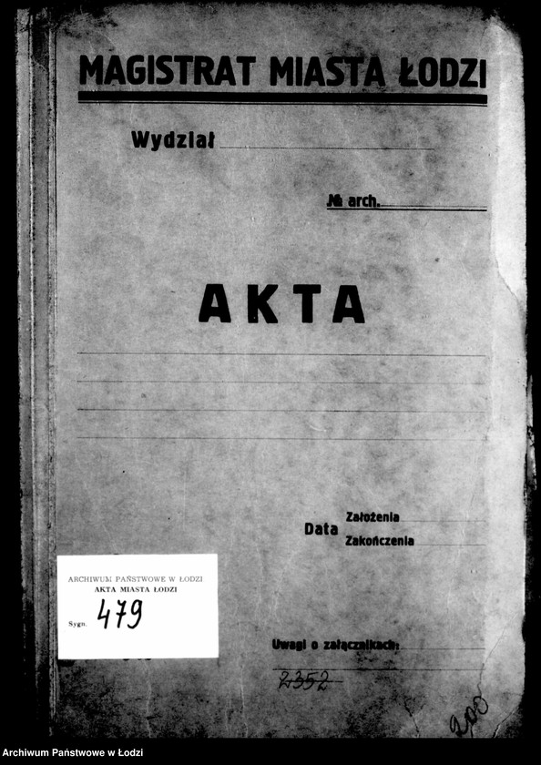 Obraz 4 z jednostki "Akta archiwum ławnika czynnego tyczące się wystawienia domu cechowego przez tkaczy w mieście Łodzi"