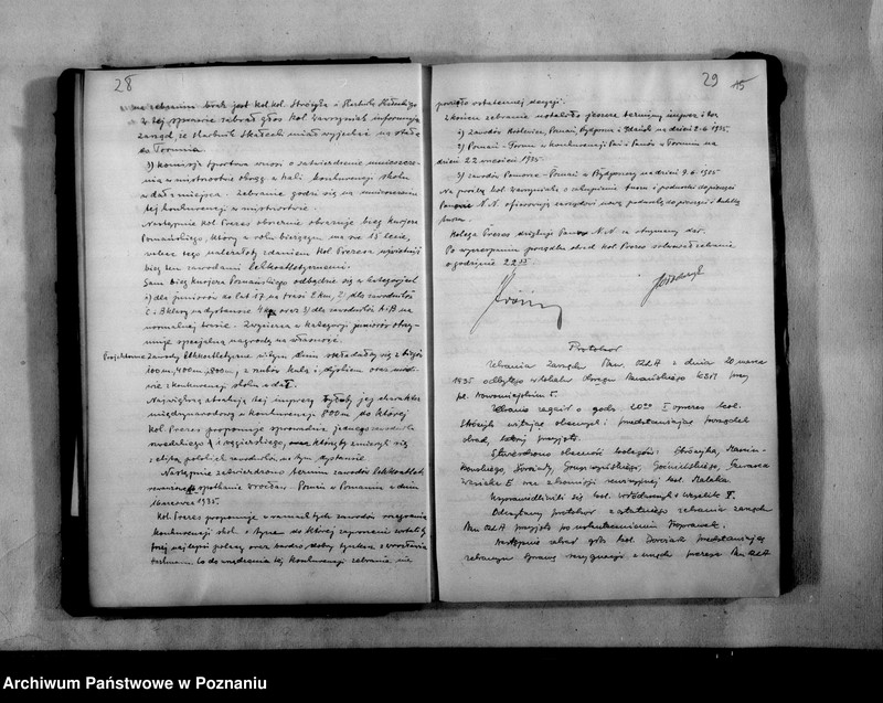 Obraz 18 z jednostki "Protokolarz zebrań zarządu"