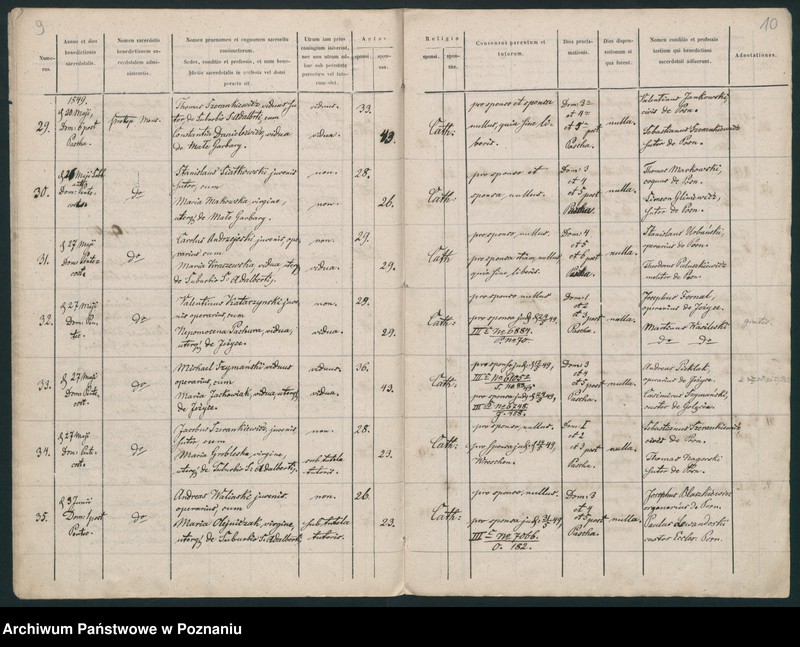 Obraz 7 z jednostki "Księga małżeństw"