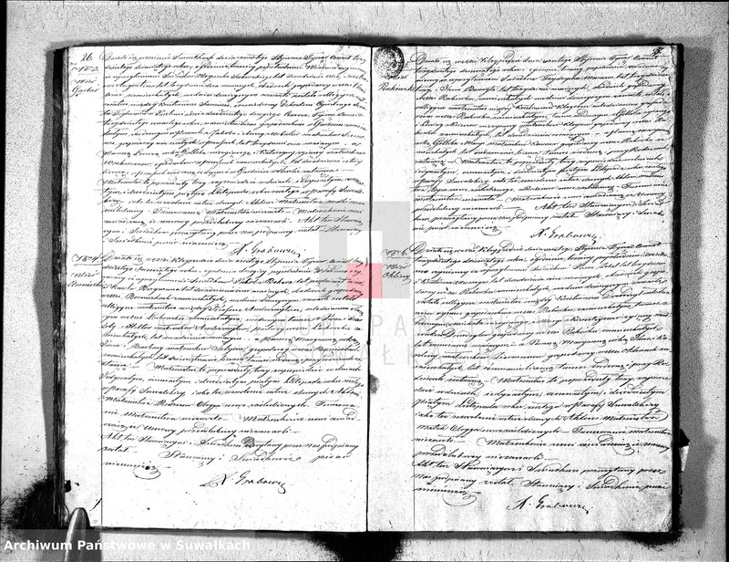 image.from.unit.number "Księga Duplikat Urzędnika Stanu Cywilnego Wyznania Ewangelickiego Okręgu Suwałki w Powiecie Dąbrowskim Obwodzie i Gubernii Augustowskiey na Rok 1839."