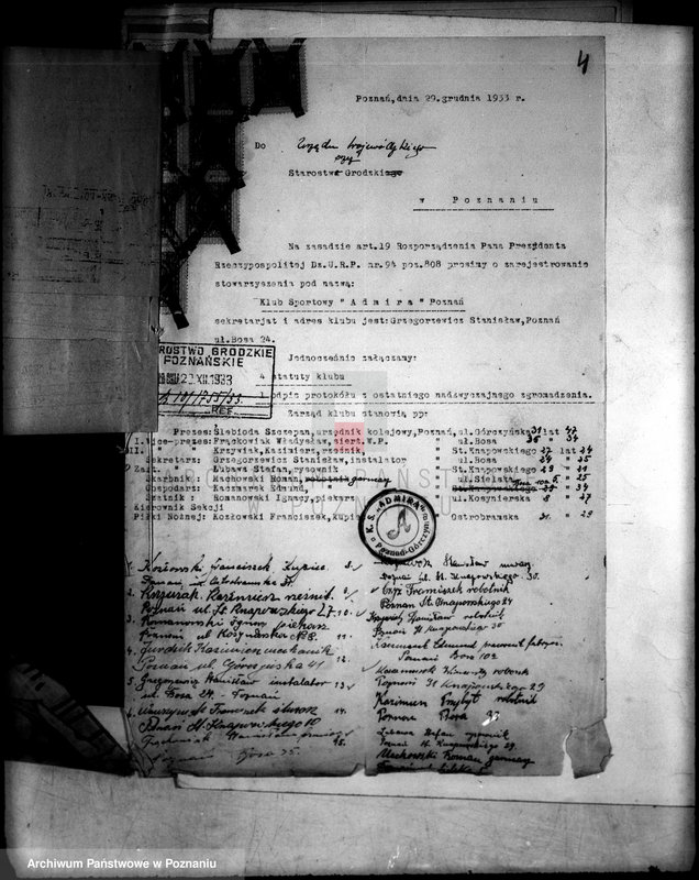 Obraz 8 z jednostki "/Klub Sportowy,,Admira" w Poznaniu/"