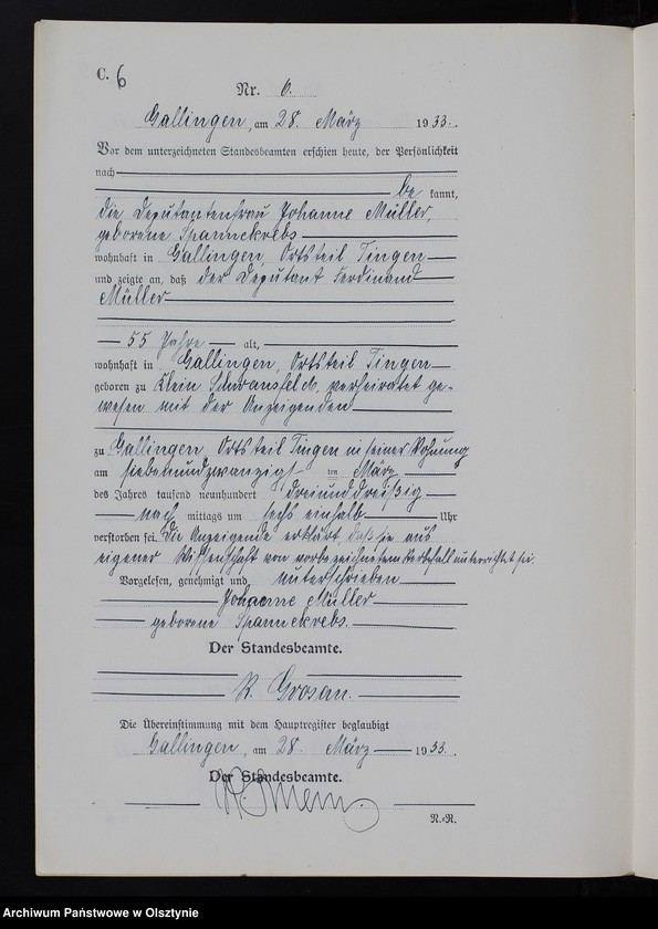 image.from.unit.number "Sterbe-Neben-Register Nr 1 - 22 [ Księga zgonów - wtóropis ]"