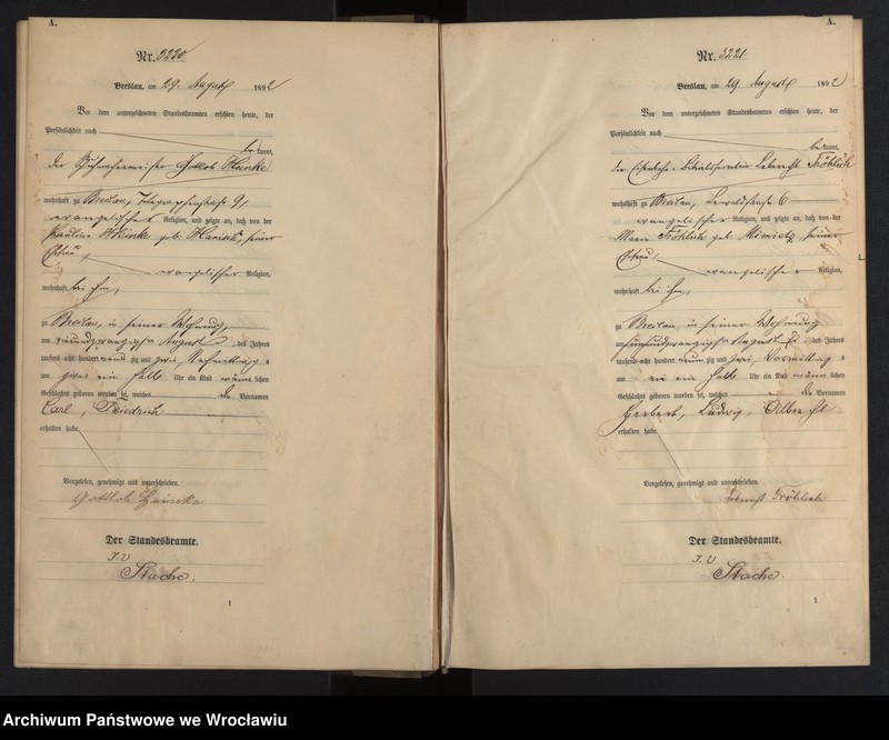 image.from.unit.number "Geburts-Haupt-Register Breslau II 1892 Band 9"