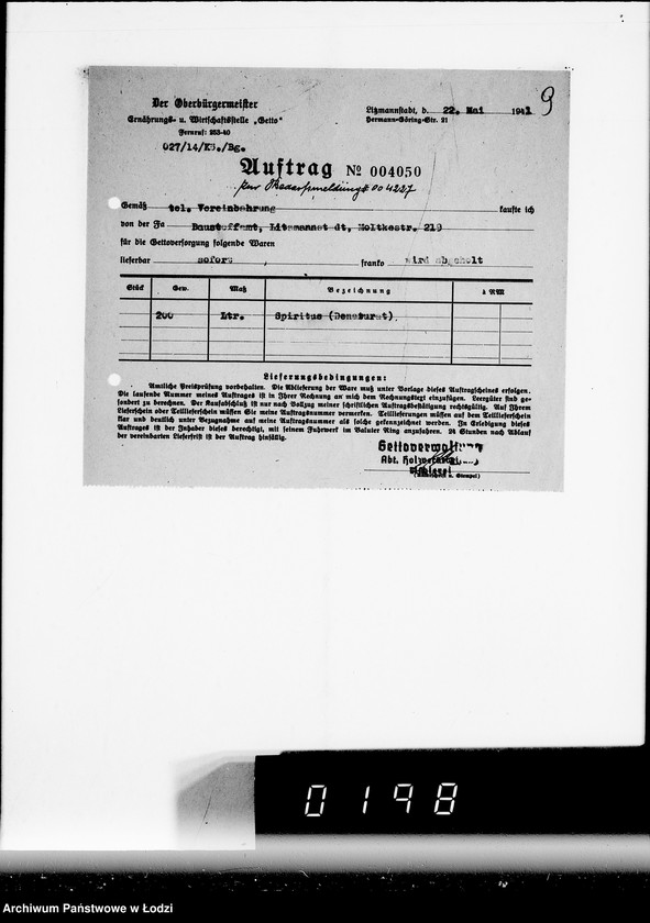Obraz 13 z jednostki "[Zlecenia, rachunki i korespondencja w sprawie dostaw zamówionych towarów]"