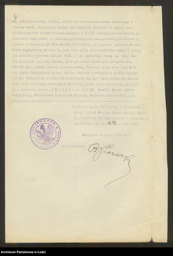 Obraz 8 z jednostki ""Sabil" Chil vel Szafir, Grojnem Bister- wyrób pończoch"