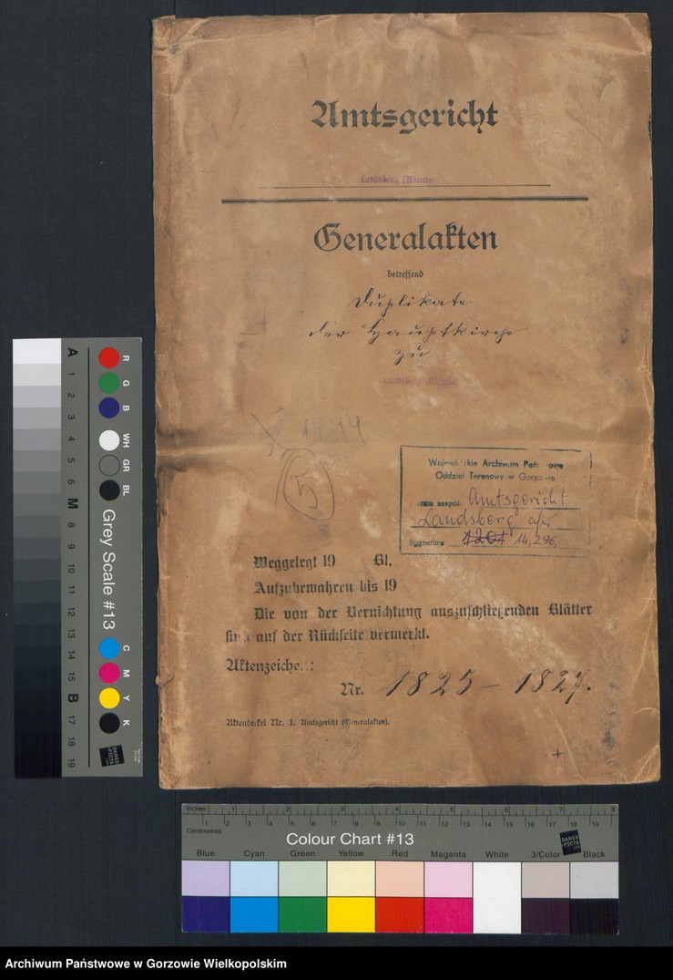 image.from.unit.number "Duplikate der Kirchenbücher der Hauptkirche zu Landsberg an der Warthe"