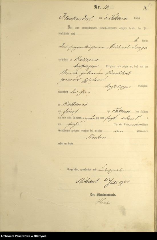 image.from.unit.number "Geburts-Haupt-Register Nr 1 - 66,71 - 110"