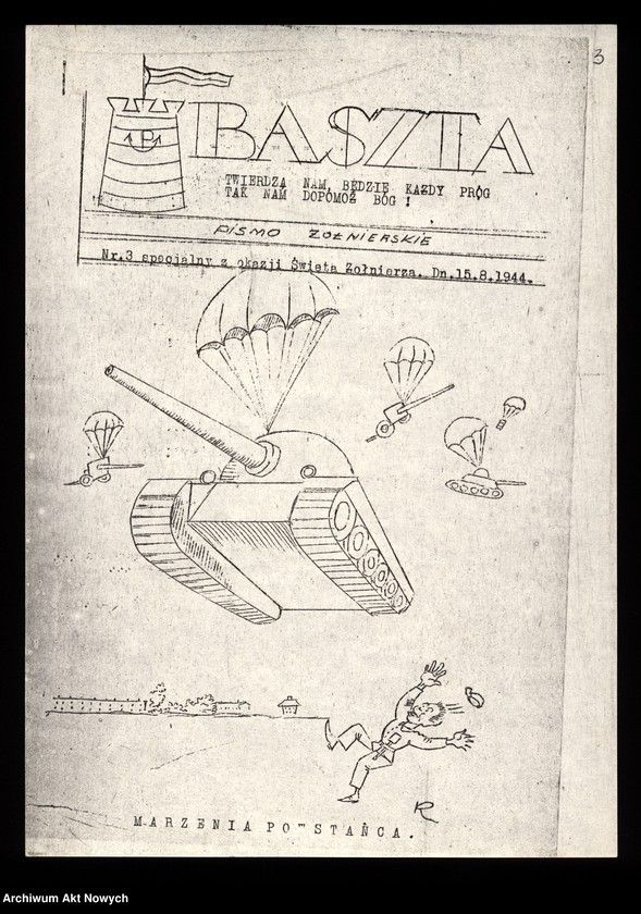 image.from.collection.number "Powstanie warszawskie w prasie konspiracyjnej111"