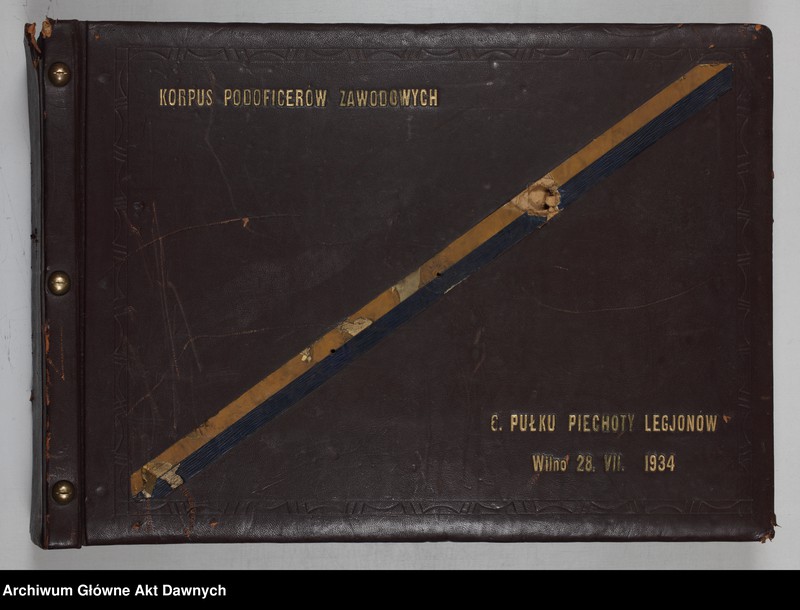 Obraz 3 z jednostki "Zbiór fotografii. Album Korpus podoficerów zawodowych 6 pułku piechoty Legionów. Wilno 28 VII 1934."