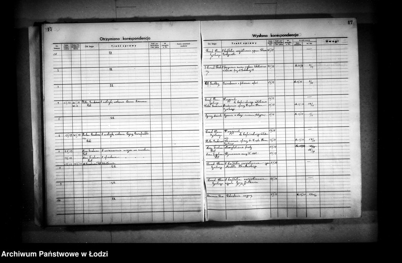 Obraz 20 z jednostki "Dziennik ogólnej korespondencji [przychodzącej i wychodzącej]"