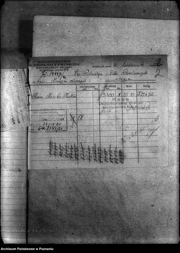 Obraz 6 z jednostki "Sprawy ogólno-administracyjne Sadzonki i fundusz nawozów sztucznych"