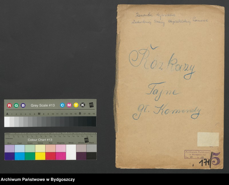 image.from.unit.number "Rozkazy tajne Komendy Głównej Zachodniej Straży Obywatelskiej w Poznaniu"