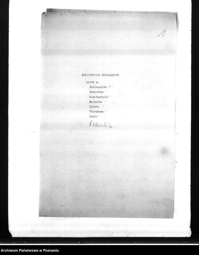 Obraz 5 z jednostki "Zweigstelle Litzmannstadt (Łódź) Totenlisten. Wykazy Niemców z różnych powiatów, zaginionych w 1939 roku"