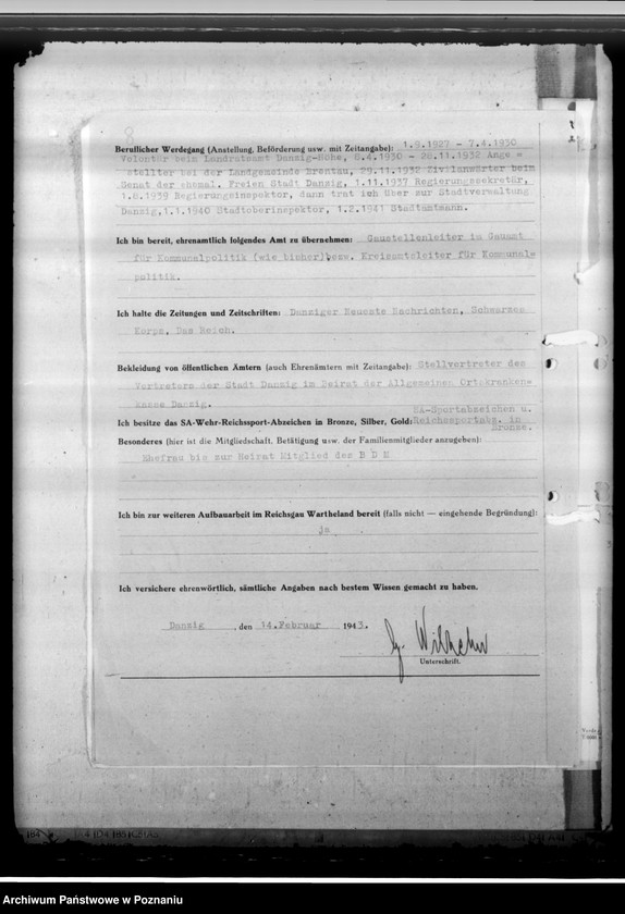 Obraz 12 z jednostki "Wilhelm, Günther - burmistrz we Wrześni"