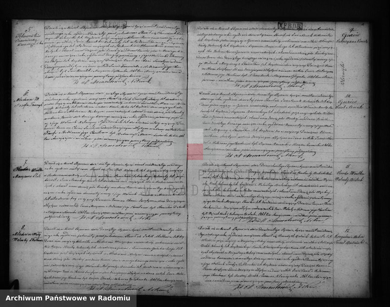 Obraz 4 z jednostki "[Akta Stanu Cywilnego wyznania rzymsko - katolickiego parafii] Kowala 1867 rok"