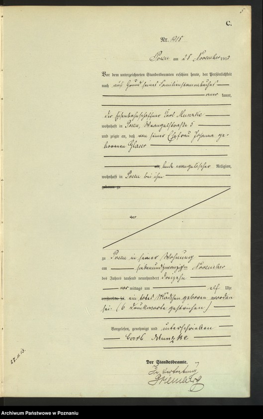 Obraz 7 z jednostki "Księga miejscowa zgonów tom V [Rejestr główny zgonów]"