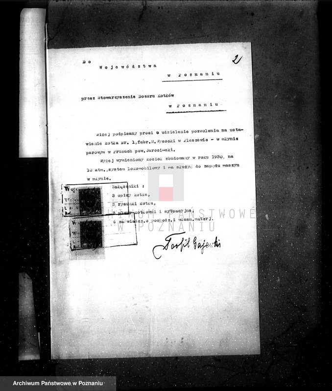 Obraz 6 z jednostki "Młyn parowy w Prusach pow. jarociński nr woj. kotła 6423"