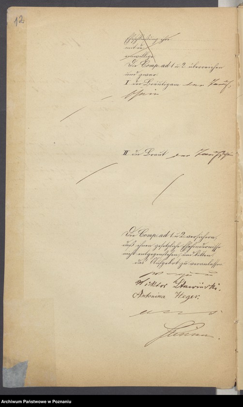 Obraz 14 z jednostki "Die von den Verlobten beigebrachten Urkunden zur Eheschliessung pro 1875"