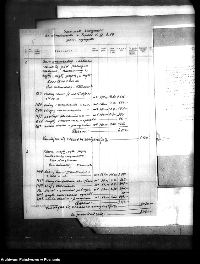 Obraz 9 z jednostki "Operat szacunkowy majątku Topola powiatu wyrzyskiego"